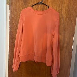 Women’s long sleeve sweatshirt salmon